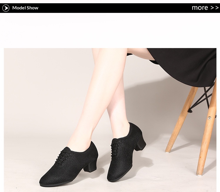Latijnse dansschoenen voor dames met ademend mesh en zool_voghion.com