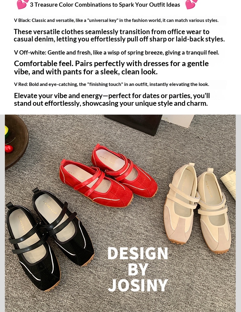Sapatilhas de ballet vermelhas para mulher estilo vintage_voghion.com