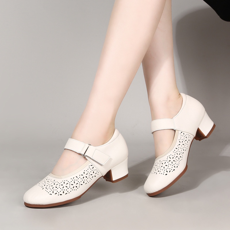 Tanzschuhe 2025 Neues Modell für Damen, weiche Sohle, Lehrer-Körpertrainingsschuhe mit quadratischer Sohle, Lateinamerikanische Tanzschuhe_voghion.com