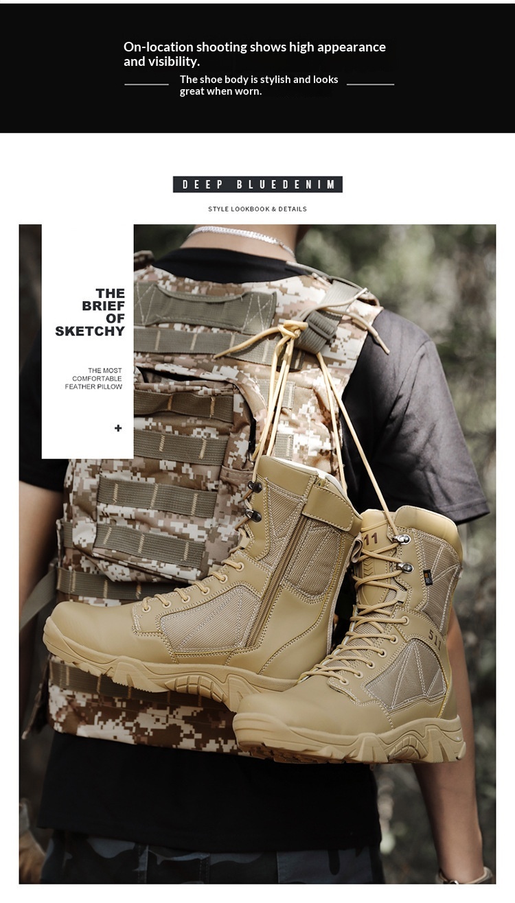 Britische Herren Desert Boots Combat Trainingsschuhe Arbeitsstiefel_voghion.com