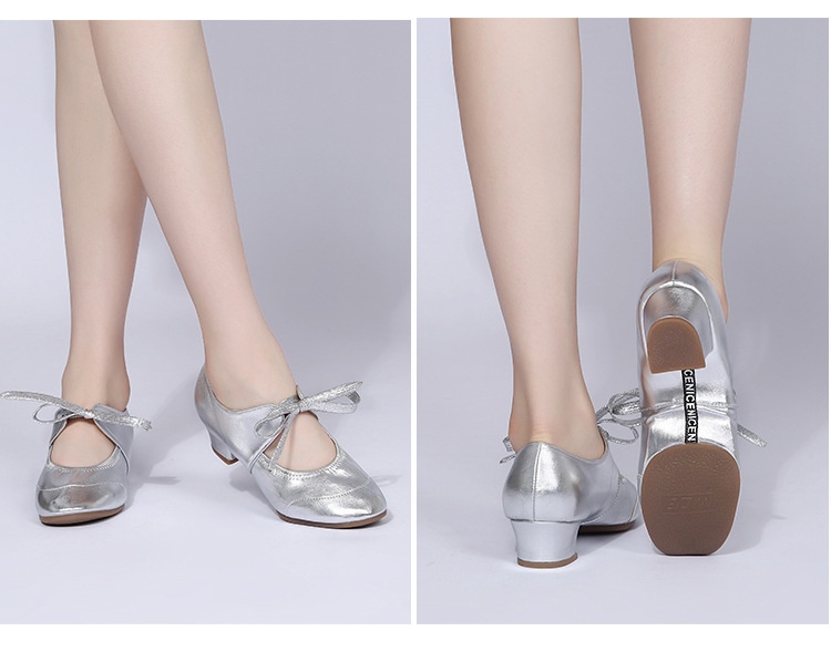 Latijnse dansschoenen voor dames met zachte zool moderne dans_voghion.com