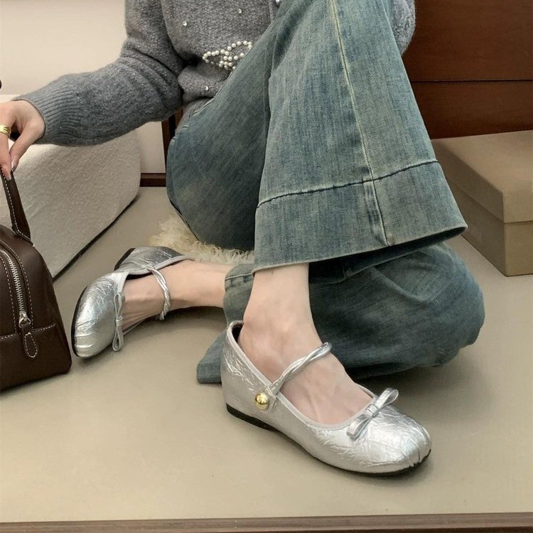 Dance Shoes Stunning Height Increasing Single For Women 2025 New Spring Summer Dress Mary Jane Ballet Gentle Style Evening Shoes_voghion.com