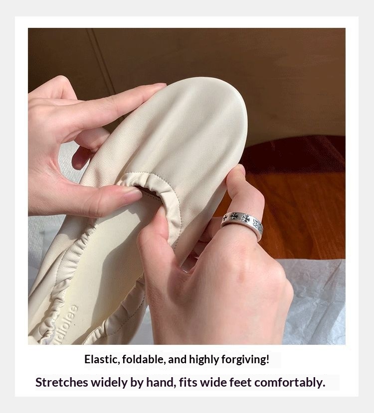 Ballerine da donna, scarpe da danza comode con suola morbida_voghion.com