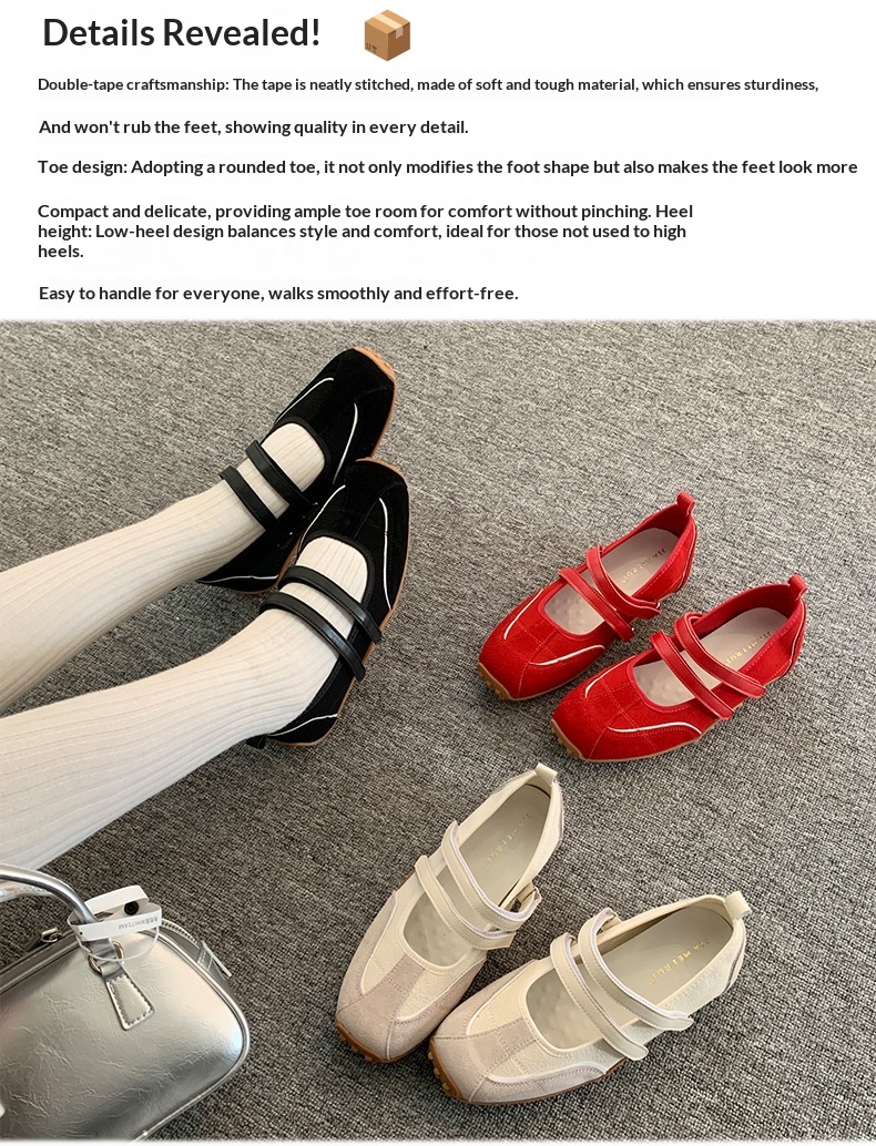Sapatilhas de ballet vermelhas para mulher estilo vintage_voghion.com