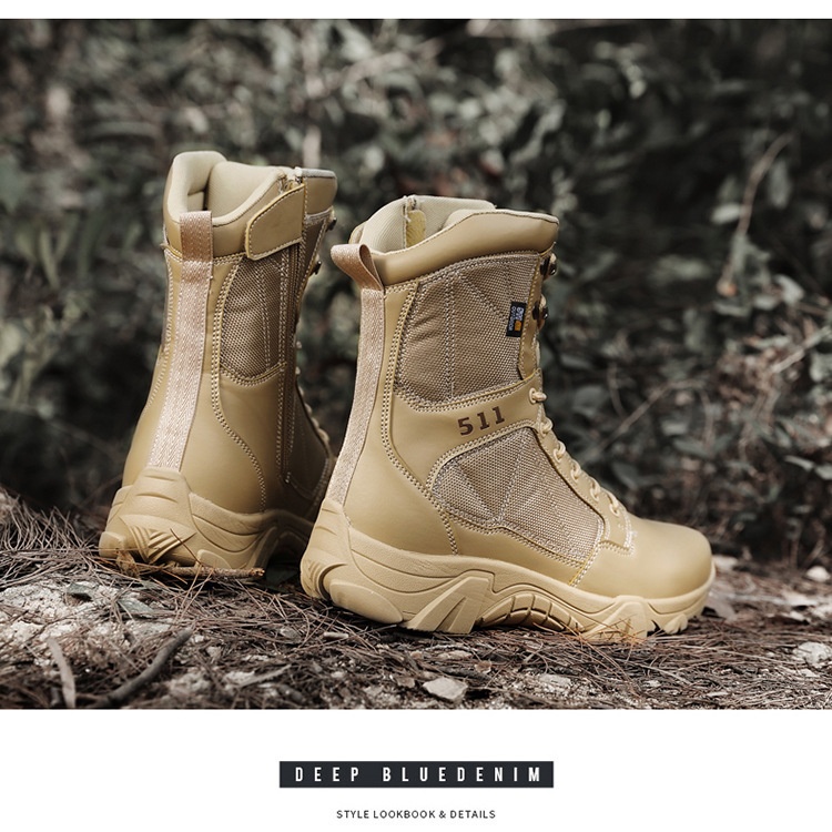 Britische Herren Desert Boots Combat Trainingsschuhe Arbeitsstiefel_voghion.com