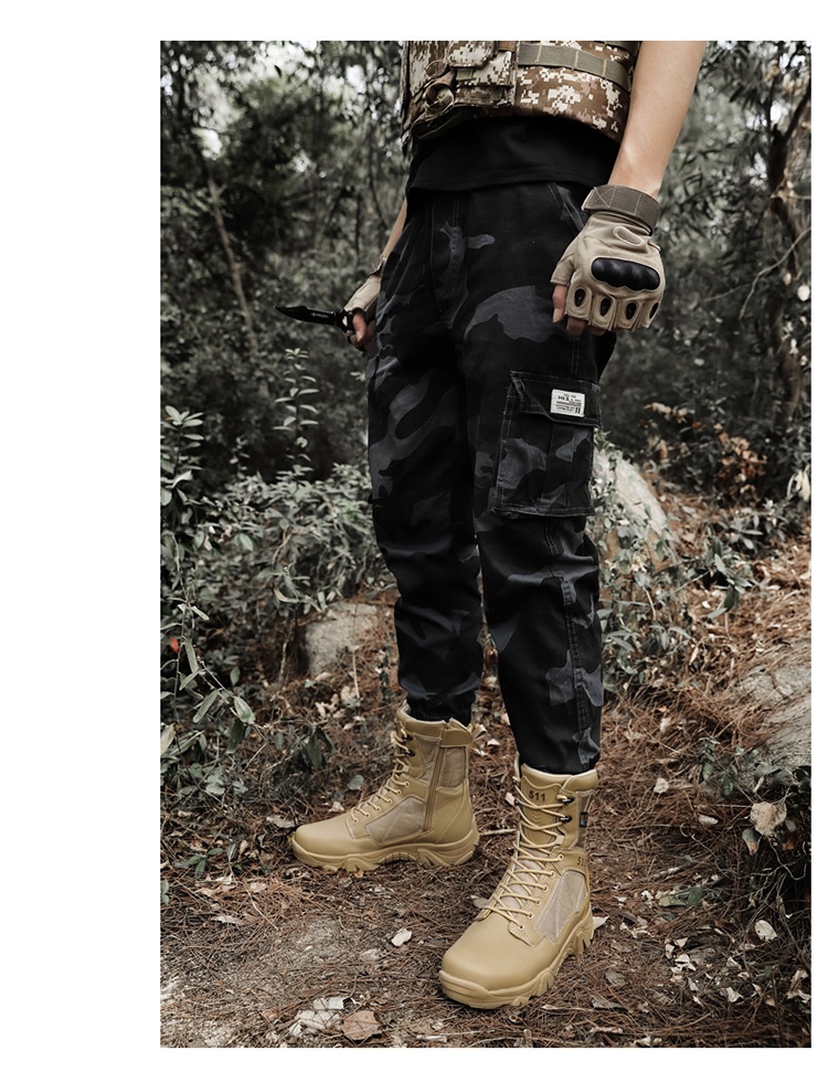 Britische Herren Desert Boots Combat Trainingsschuhe Arbeitsstiefel_voghion.com