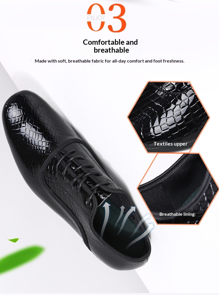 Herren Tanzschuhe Aus Echtem Leder Für Standard Und Outdoor_voghion.com