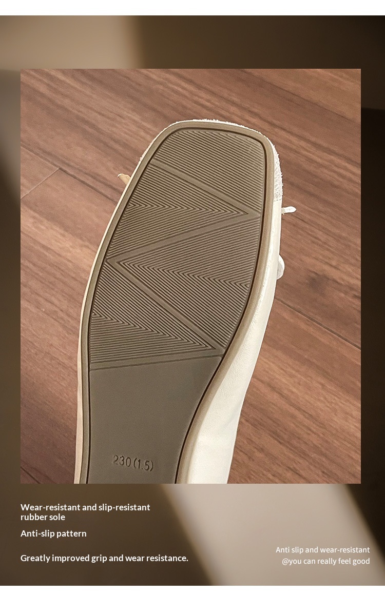 Damskor baletdans franska fe-stil rosett dold klack_voghion.com