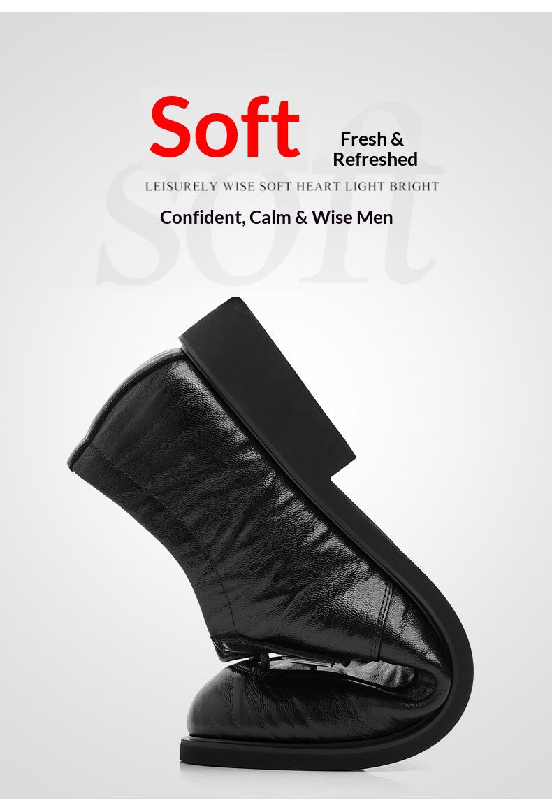 Men's Retro Leather Casual Shoes Lace-up Business Formal Style_voghion.com