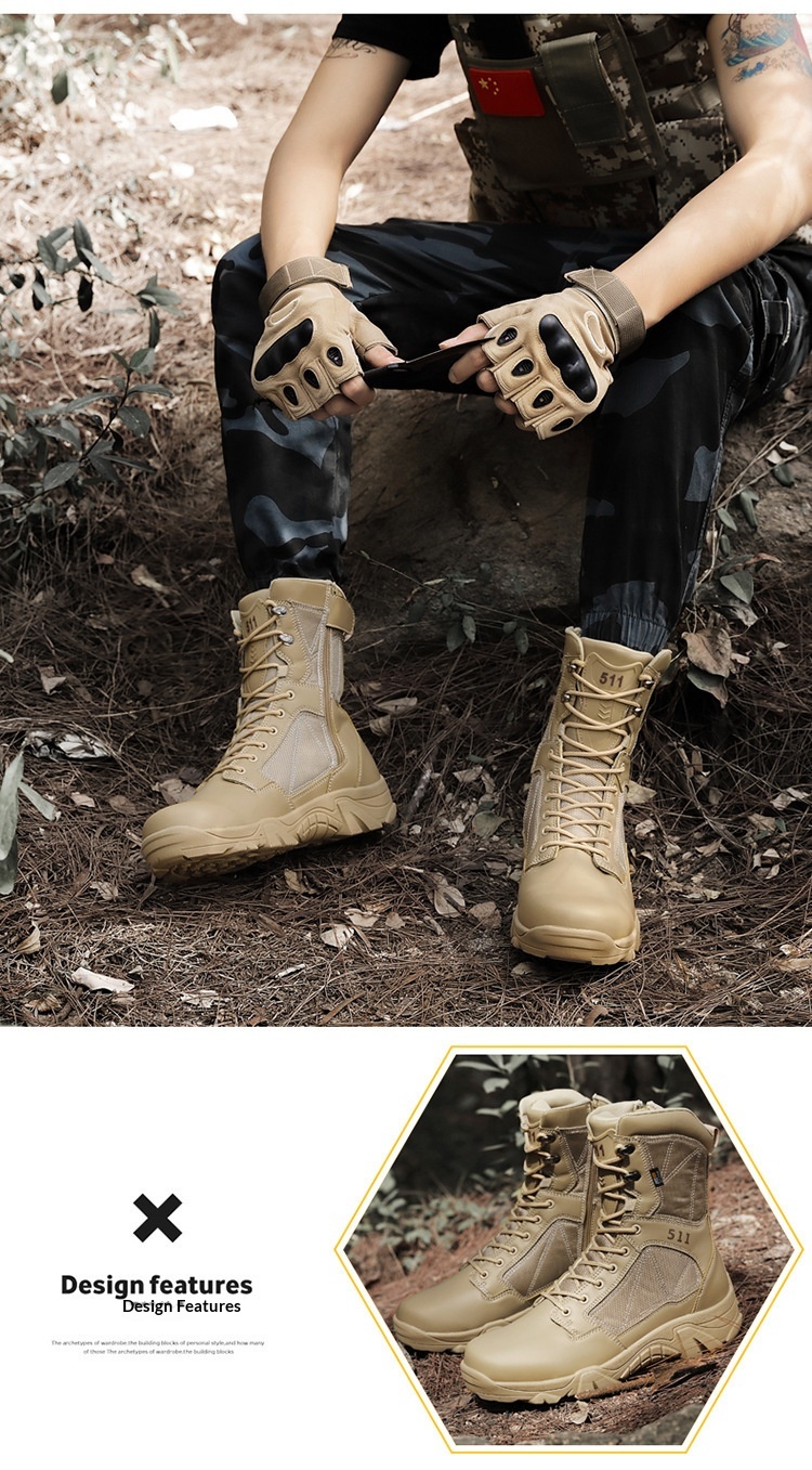 Britische Herren Desert Boots Combat Trainingsschuhe Arbeitsstiefel_voghion.com