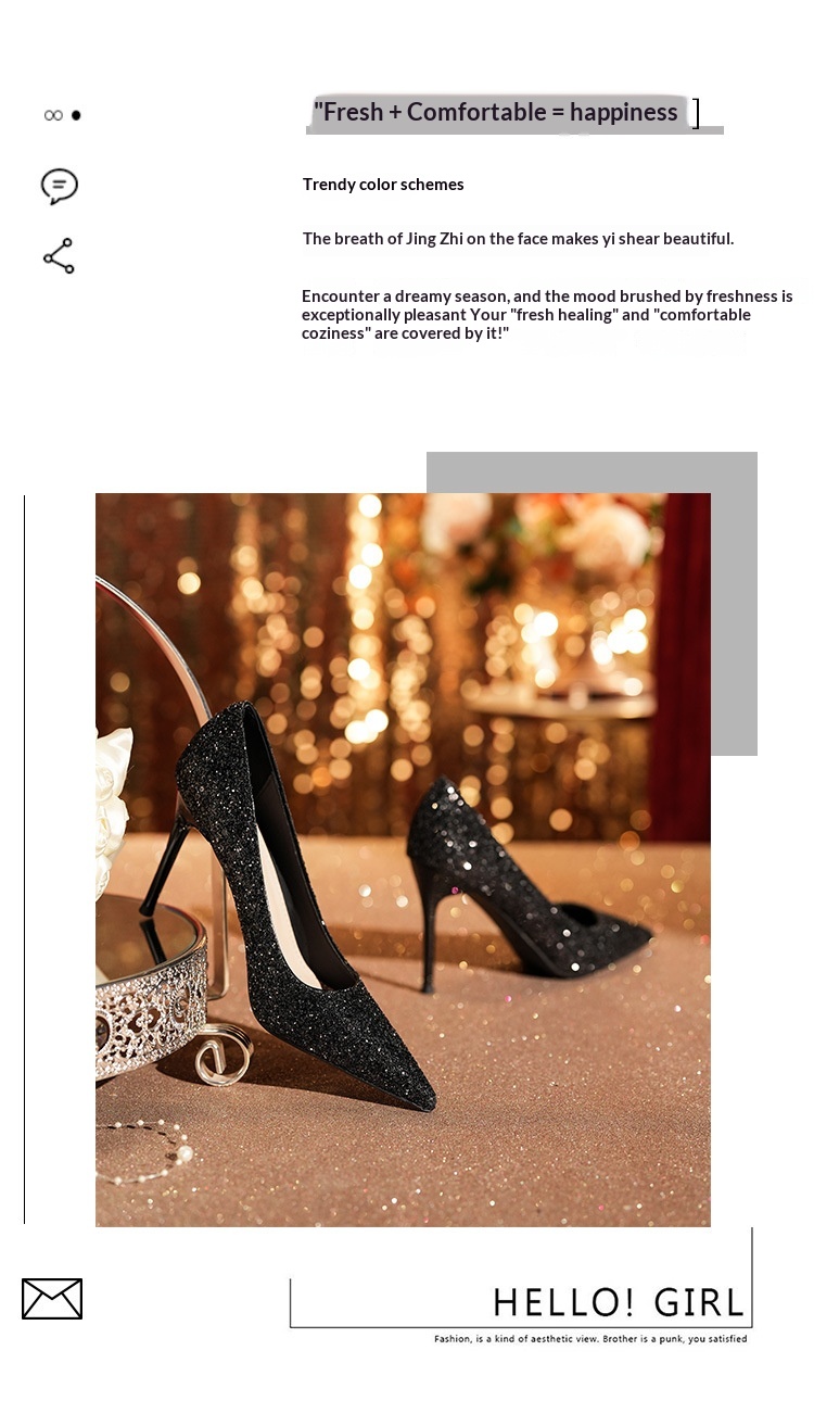 Scarpe da sposa con strass e tacco a spillo stile francese_voghion.com