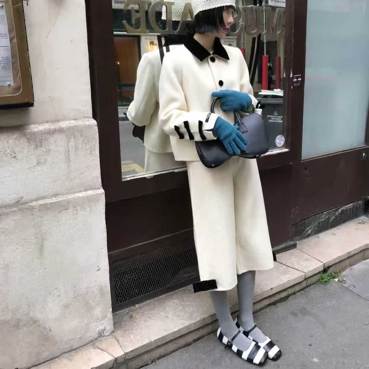 Zapatos De Baile Estilo Retro Con Patrón De Cebra Para Mujer_voghion.com