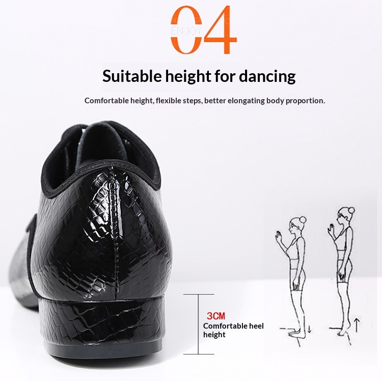Herren Tanzschuhe Aus Echtem Leder Für Standard Und Outdoor_voghion.com