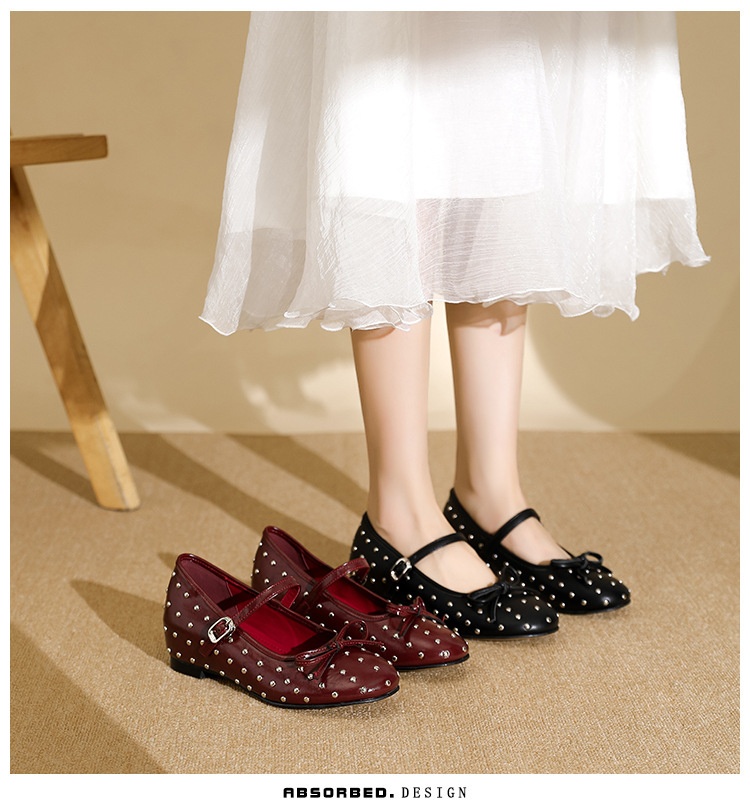 Ballerines de danse mary jane argentées à strass et nœud_voghion.com