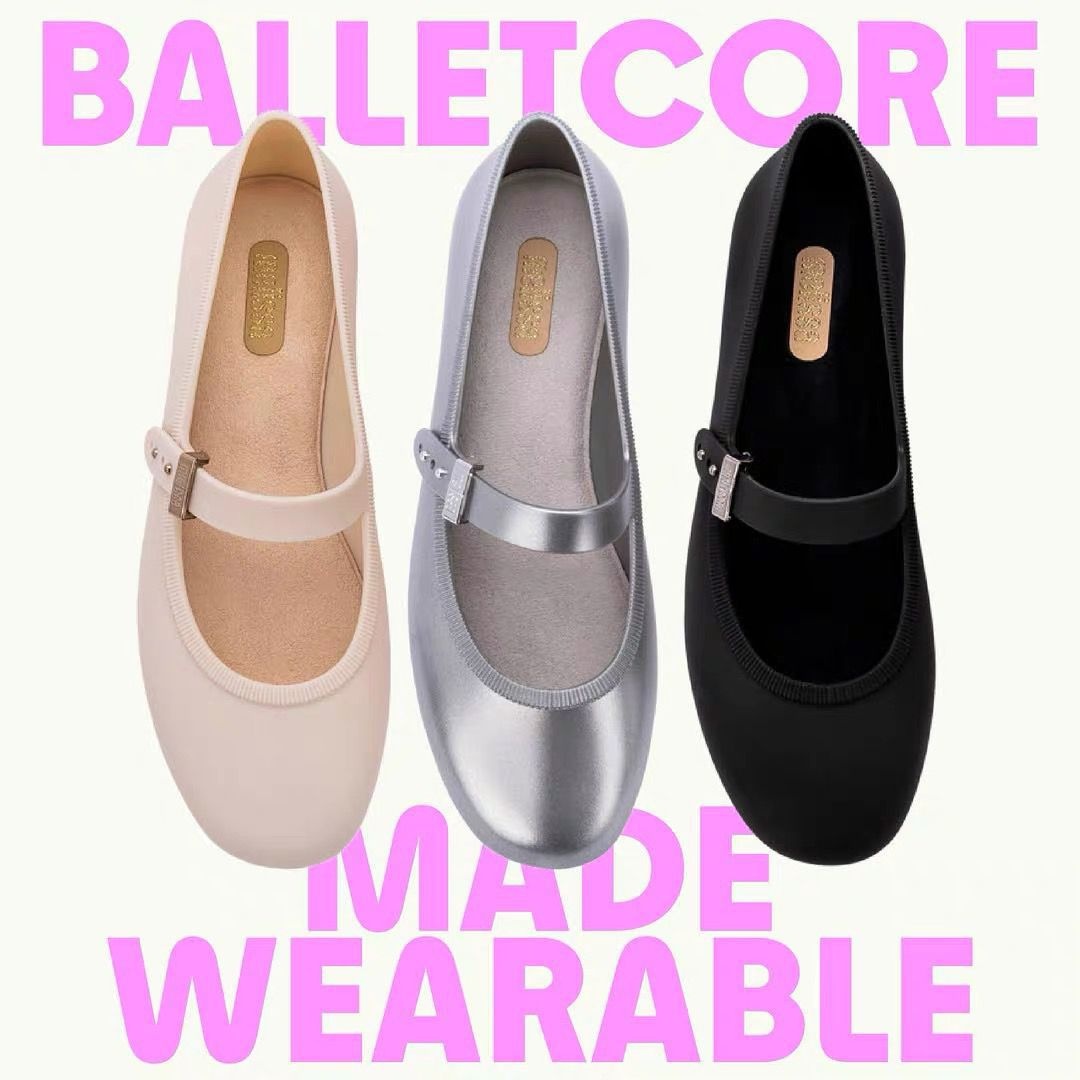 Retro Women's Dance Shoes With Soft Sole And Round Toe Flat_voghion.com