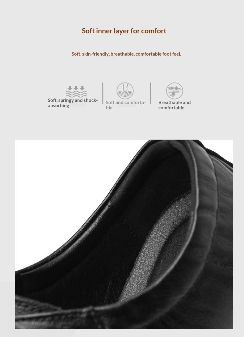 Men's Retro Leather Casual Shoes Lace-up Business Formal Style_voghion.com