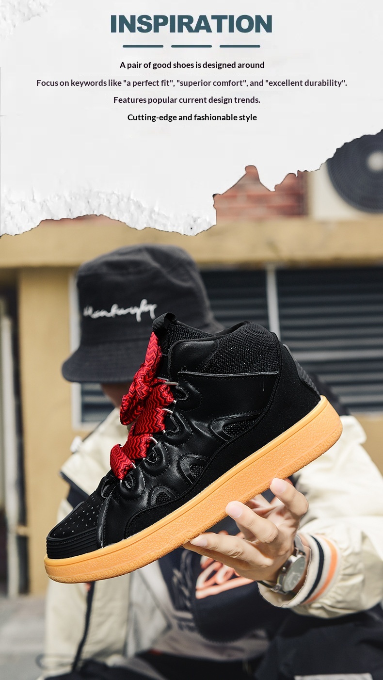 Herren High-top Freizeitschuhe Im Europäischen Stil Für Den Winter_voghion.com