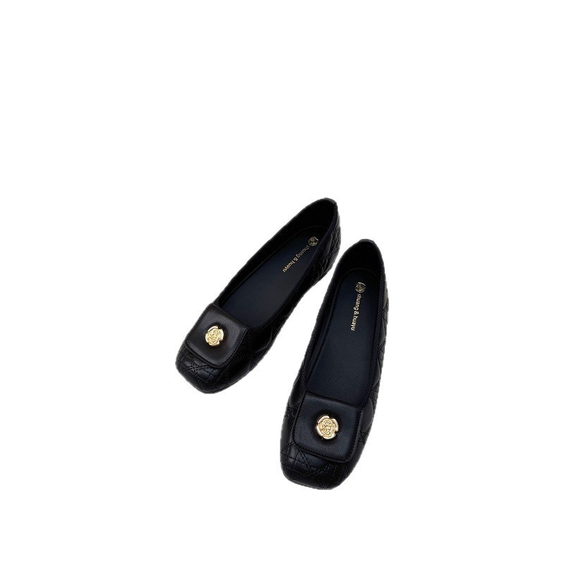 Dance Shoes Factory Direct Sales, 5cm Height-increasing Single Diamond Pattern Retro Mary Jane Shoes, Women's Ballet Shoes_voghion.com