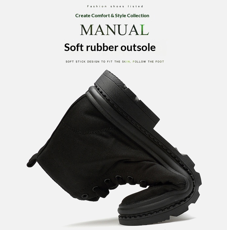 Men's Breathable High-top Sneakers Casual Height-increasing Shoes_voghion.com