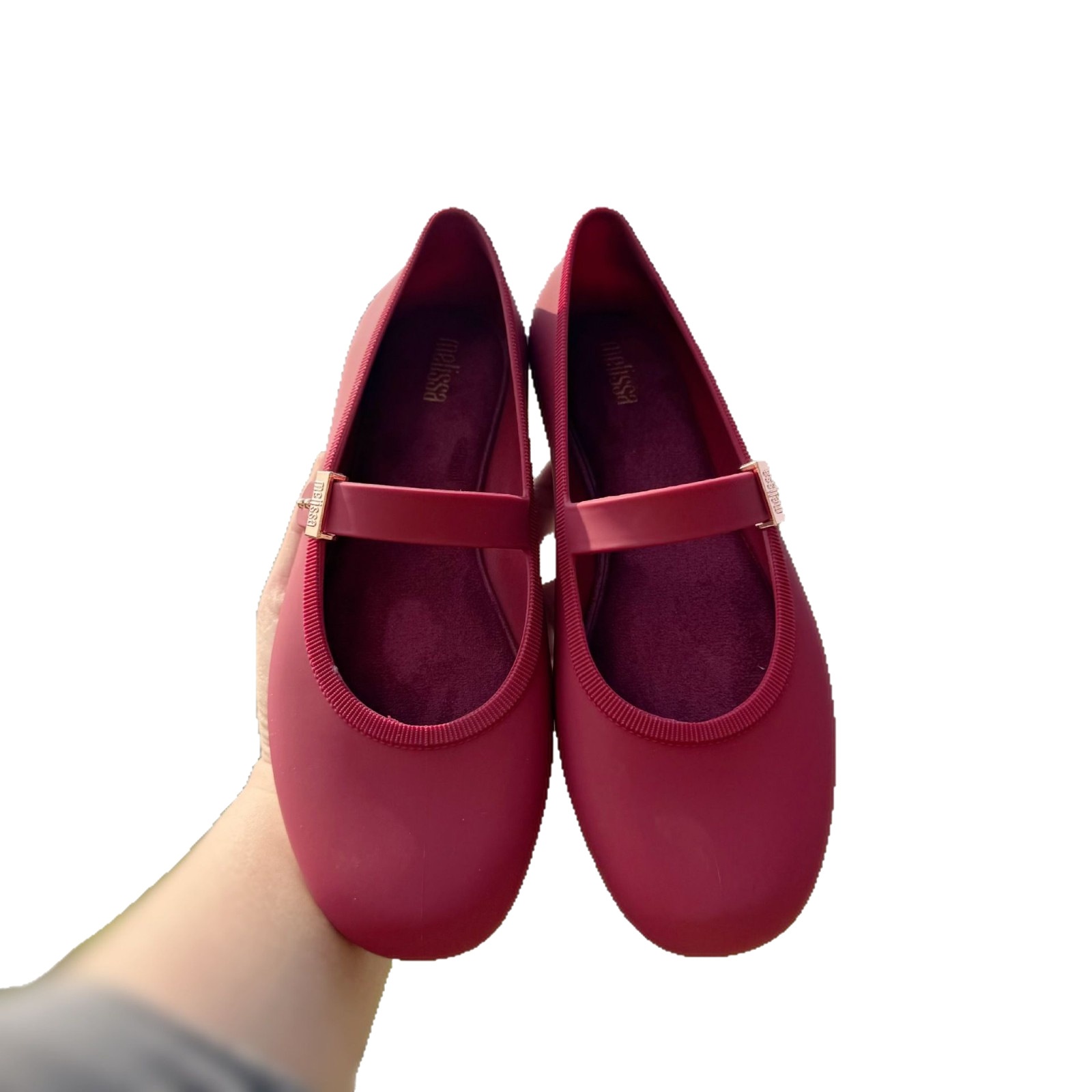 Dance Shoes 2026 New Melissa Women's Shoes: Retro Soft Sole Round Toe Fashionable Shallow Flat Strap Evening Shoes_voghion.com
