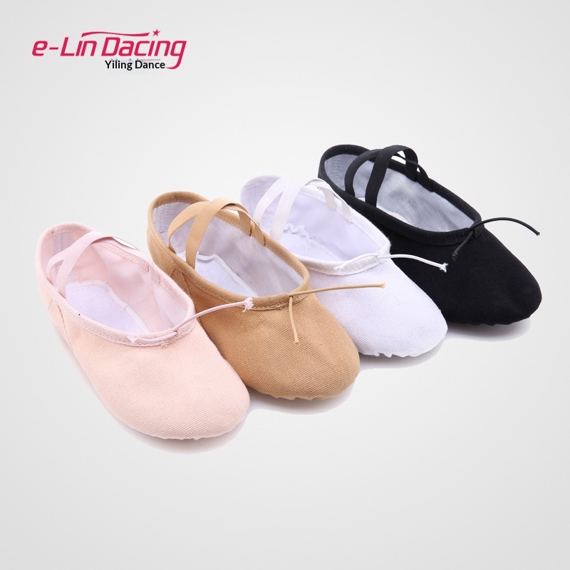 Dance Shoes Ballet Dance Shoes For Women, Soft Sole Pointe Two-Point Adult Teacher Children's Practice Grading Shoes, Thickened_voghion.com