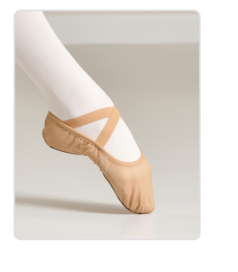 Ballettschläppchen Für Kinder Und Erwachsene Mit Elastischer Sohle_voghion.com