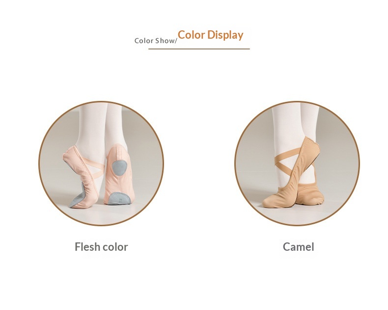 Ballettschläppchen Für Kinder Und Erwachsene Mit Elastischer Sohle_voghion.com