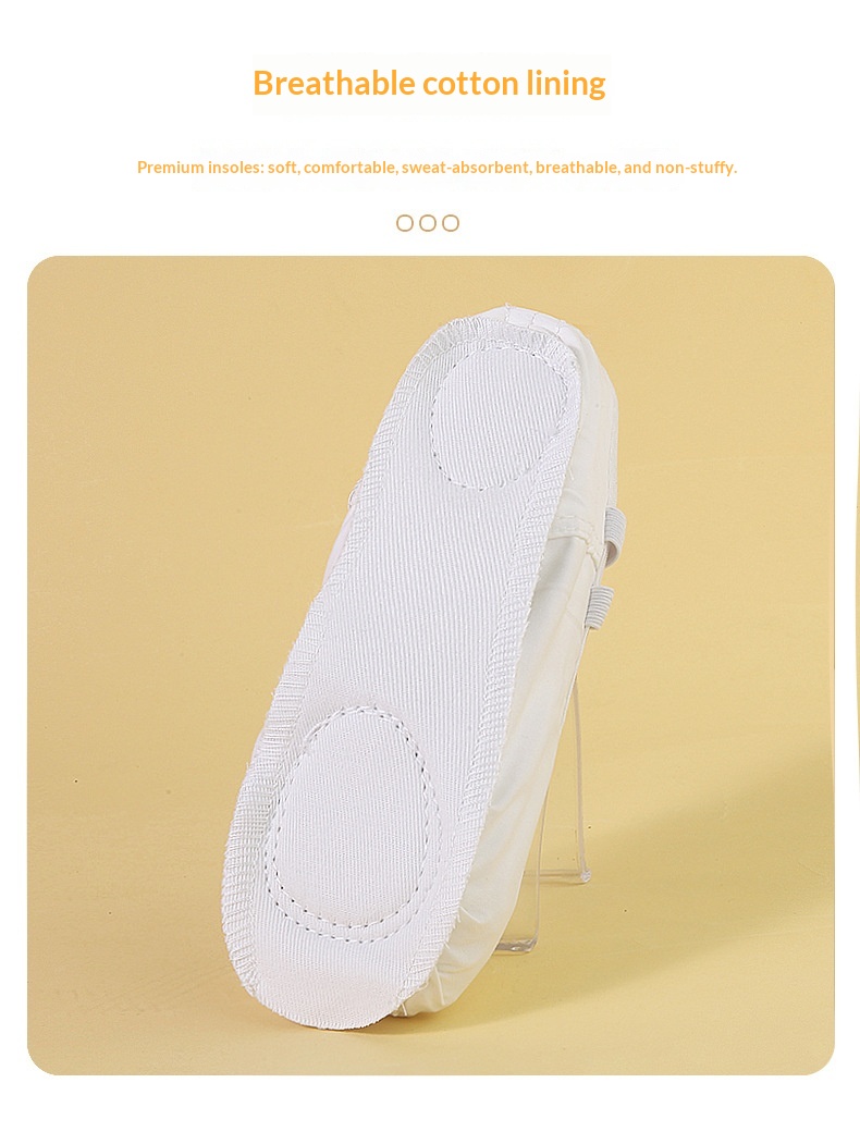 Sapatos de dança para mulher e criança com sola macia_voghion.com