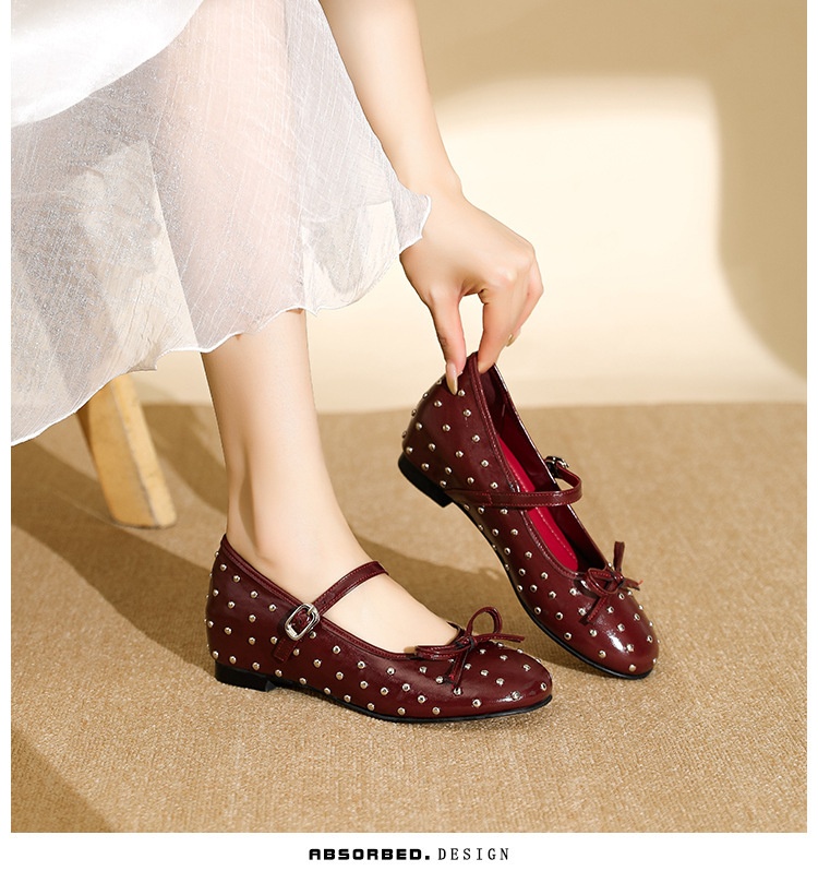 Ballerines de danse mary jane argentées à strass et nœud_voghion.com