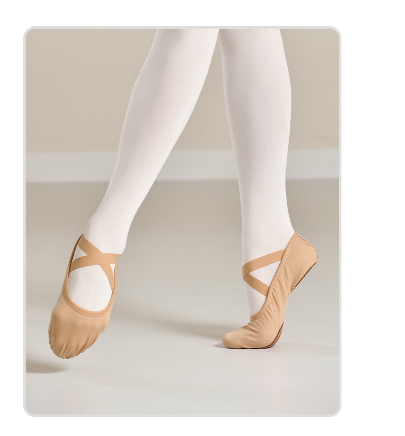 Ballettschläppchen Für Kinder Und Erwachsene Mit Elastischer Sohle_voghion.com