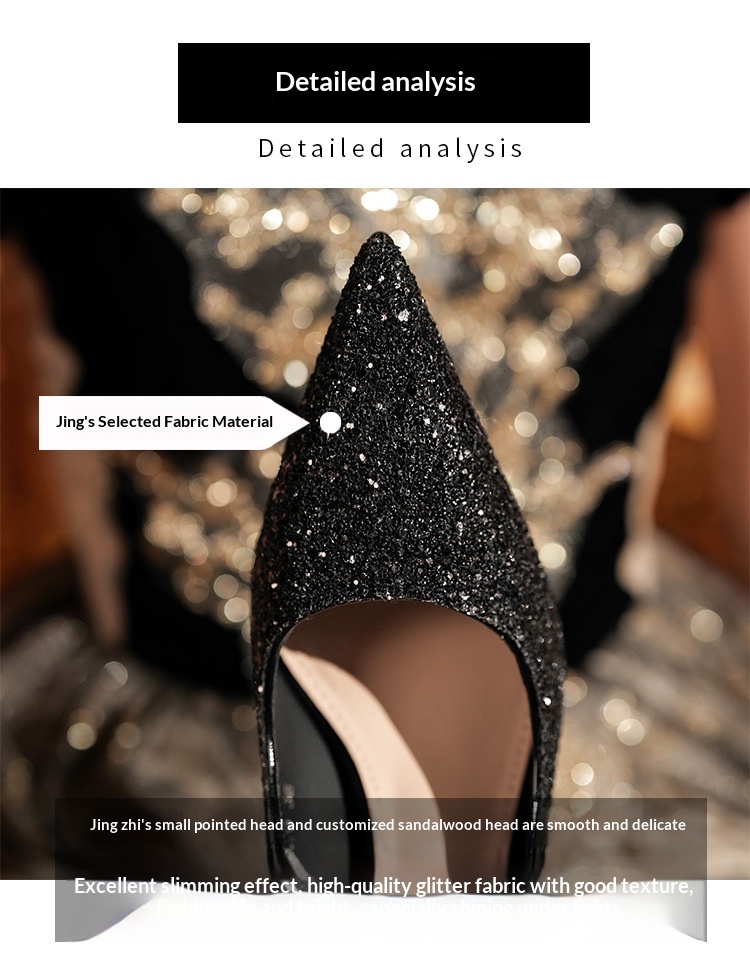 Scarpe da sposa con strass e tacco a spillo stile francese_voghion.com