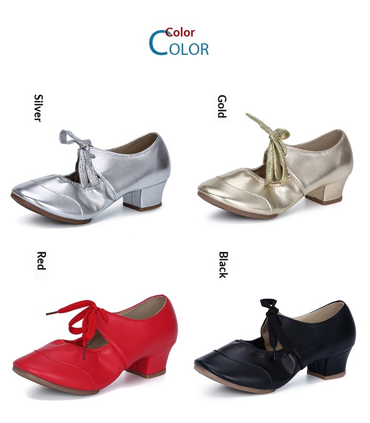 Latijnse dansschoenen voor dames met zachte zool moderne dans_voghion.com