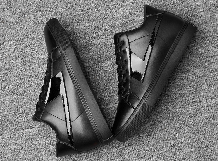 Men's Casual Height Increasing Sneakers Breathable Cowhide Shoes_voghion.com