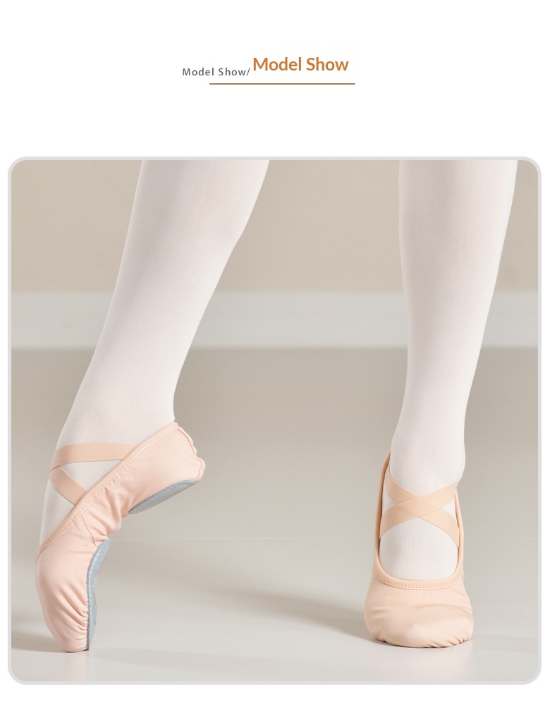 Ballettschläppchen Für Kinder Und Erwachsene Mit Elastischer Sohle_voghion.com