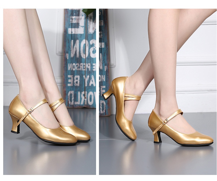 Gouden dansschoenen voor dames voor latin en ballroom_voghion.com