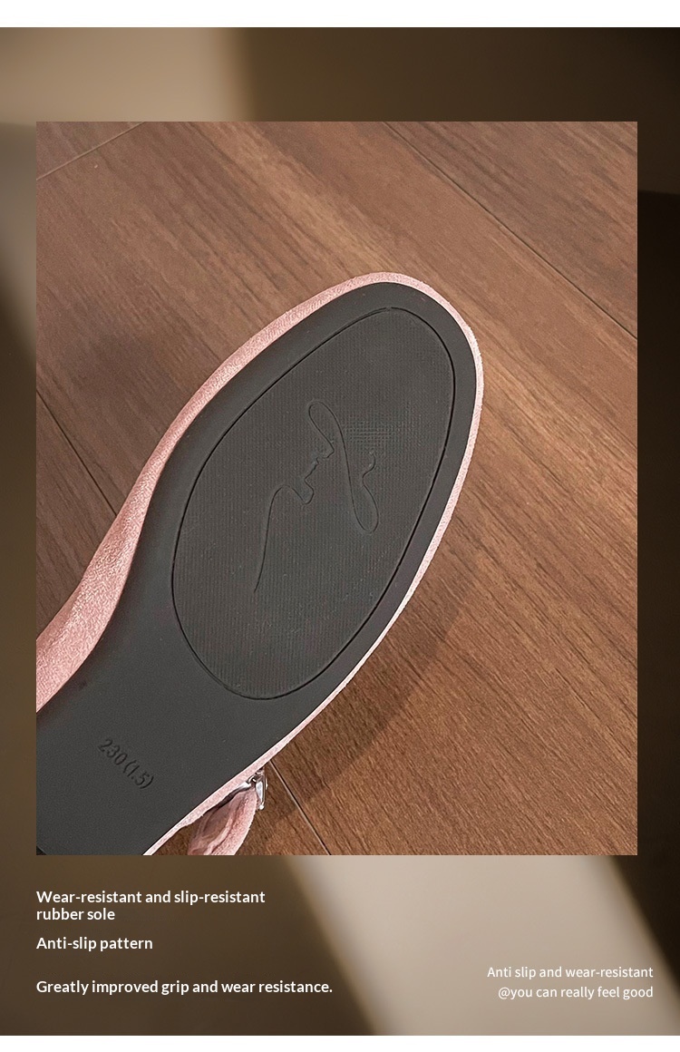 Scarpe da danza mary jane in camoscio stile francese da donna_voghion.com