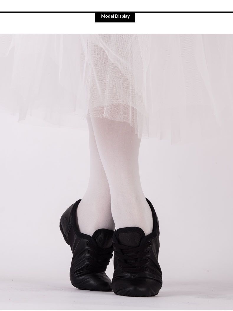 Dance Shoes Red Leather Jazz Shoes For Ethnic Dance Practice_voghion.com