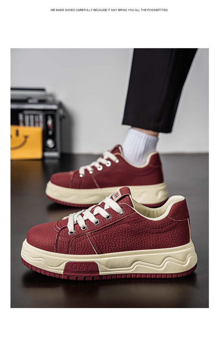 Chaussures décontractées homme sportives compensées élégantes_voghion.com
