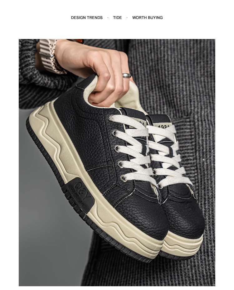 Chaussures décontractées homme sportives compensées élégantes_voghion.com