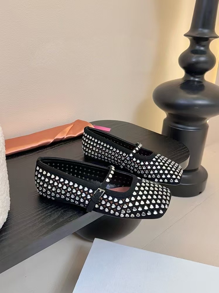 Damskor mary jane för dans i äkta läder med strass_voghion.com