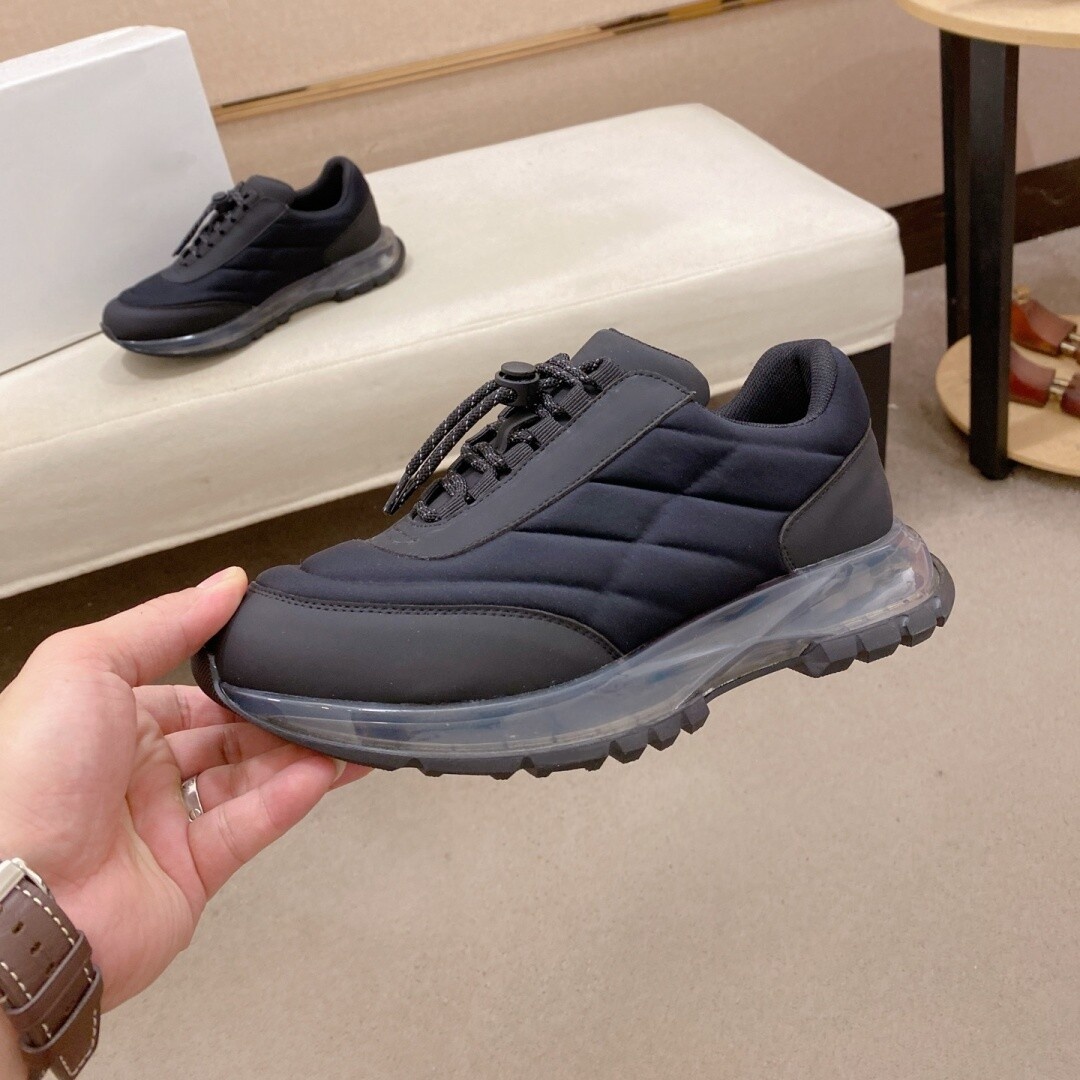 Herren Freizeitschuhe Mit Rindsleder Patchwork Und Dicker Sohle_voghion.com