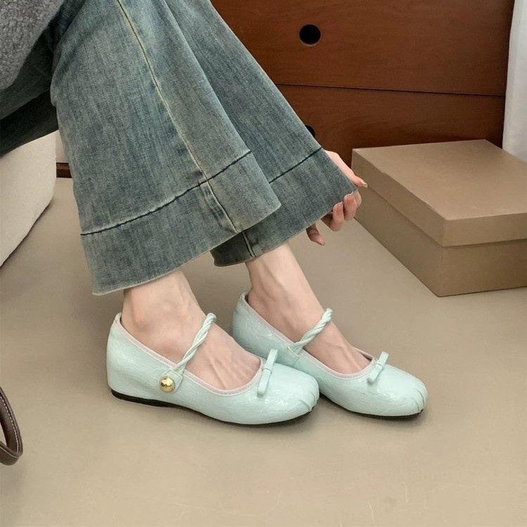 Dance Shoes Stunning Height Increasing Single For Women 2025 New Spring Summer Dress Mary Jane Ballet Gentle Style Evening Shoes_voghion.com