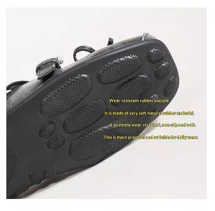 Women's Retro Ballet Dance Shoes With Bow And Square Toe_voghion.com
