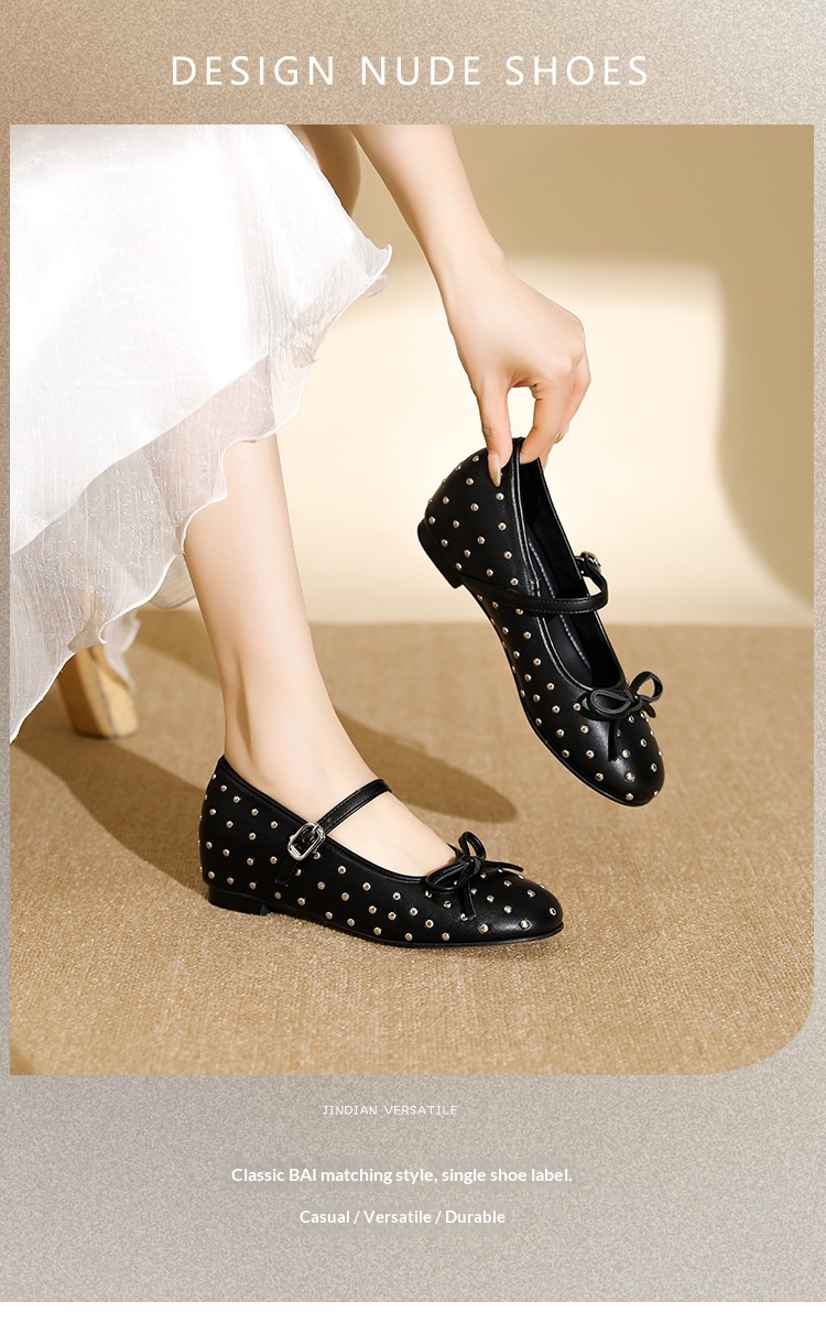 Ballerines de danse mary jane argentées à strass et nœud_voghion.com