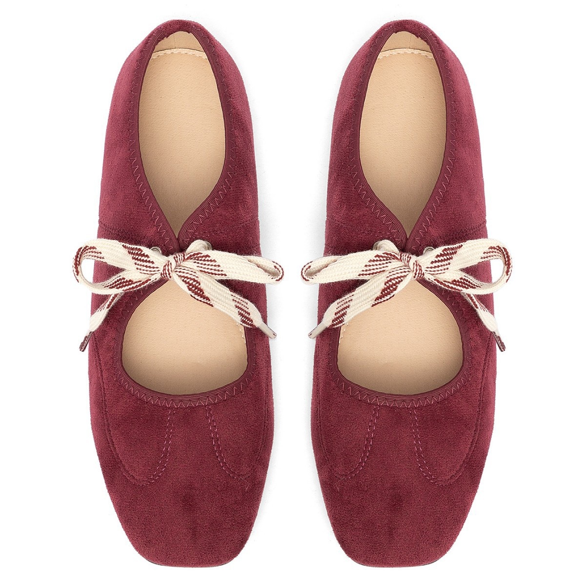 Dance Shoes Women's Foreign Trade Cross-Border Flat Huidong County Daling Fashion Ballet Shoes, Comfortable Square-Toed Flats_voghion.com