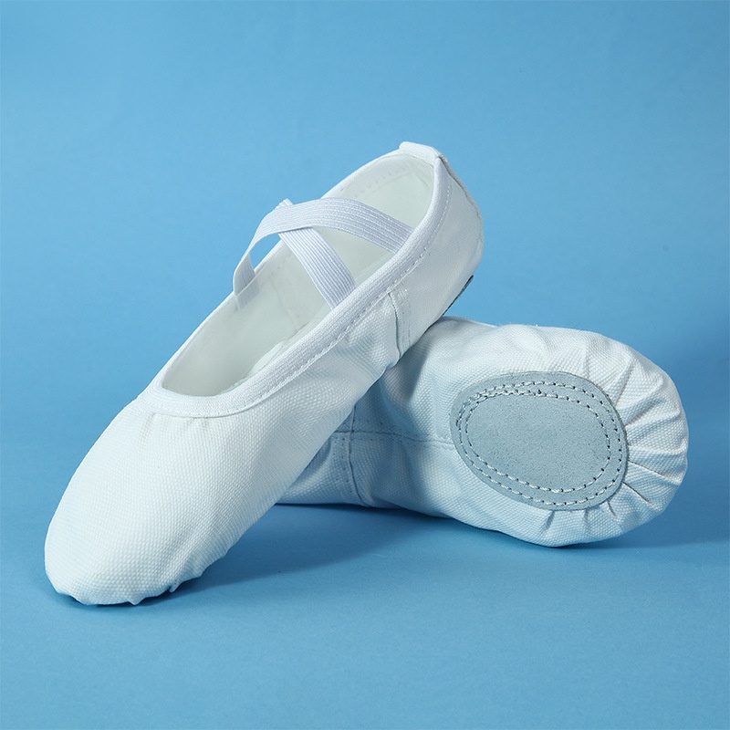 Chaussures de danse pour enfants, blanches, à semelle souple, pour la pratique, pour garçons (danse chinoise spéciale), pour filles (ballet)._voghion.com
