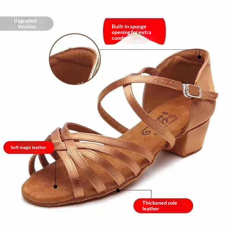 Kinder Latein Tanzschuhe Für Mädchen Weiß Anfänger Tanzschuhe_voghion.com