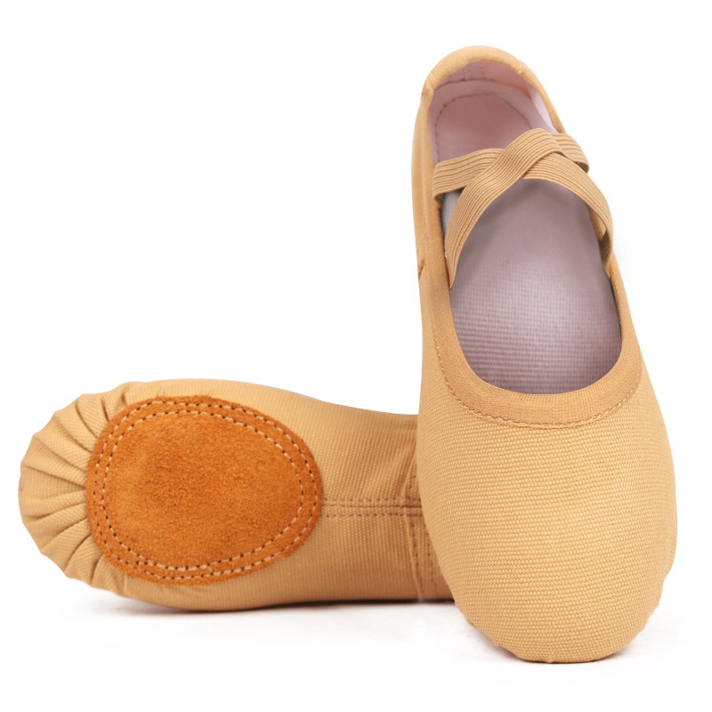 Chaussures de danse pour filles patte de chat rose souples_voghion.com