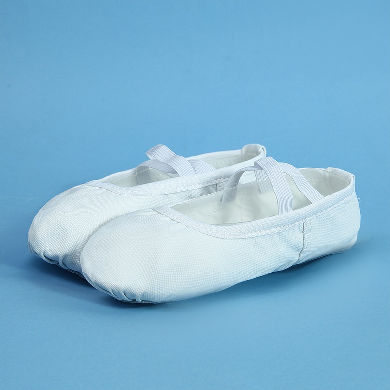 Chaussures de danse pour enfants, blanches, à semelle souple, pour la pratique, pour garçons (danse chinoise spéciale), pour filles (ballet)._voghion.com