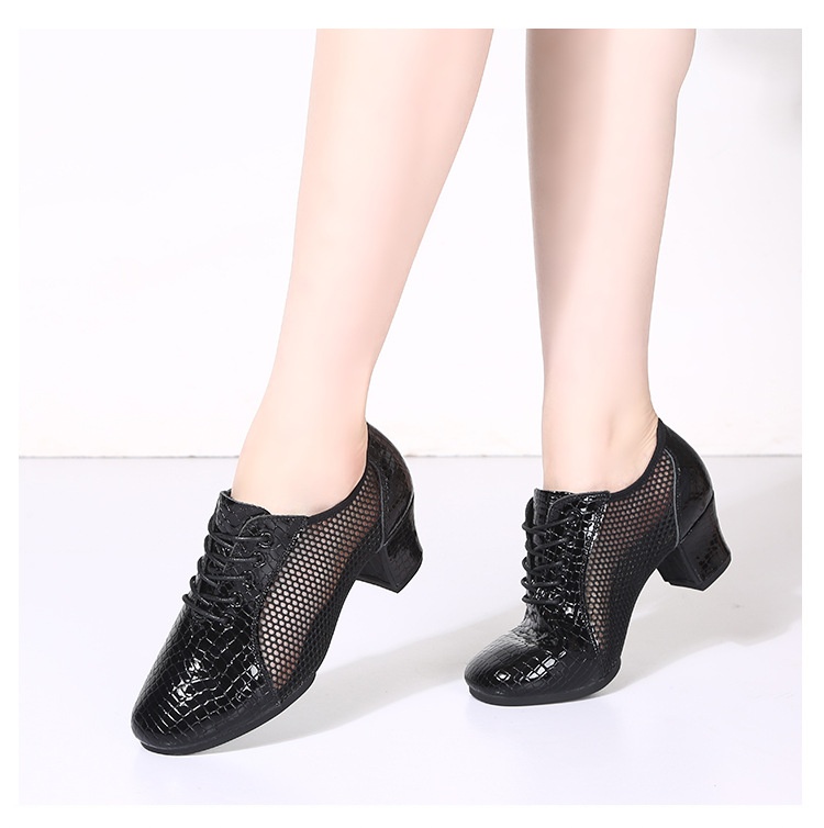 Dansschoenen van echt leer voor dames latijns balzaal dans_voghion.com
